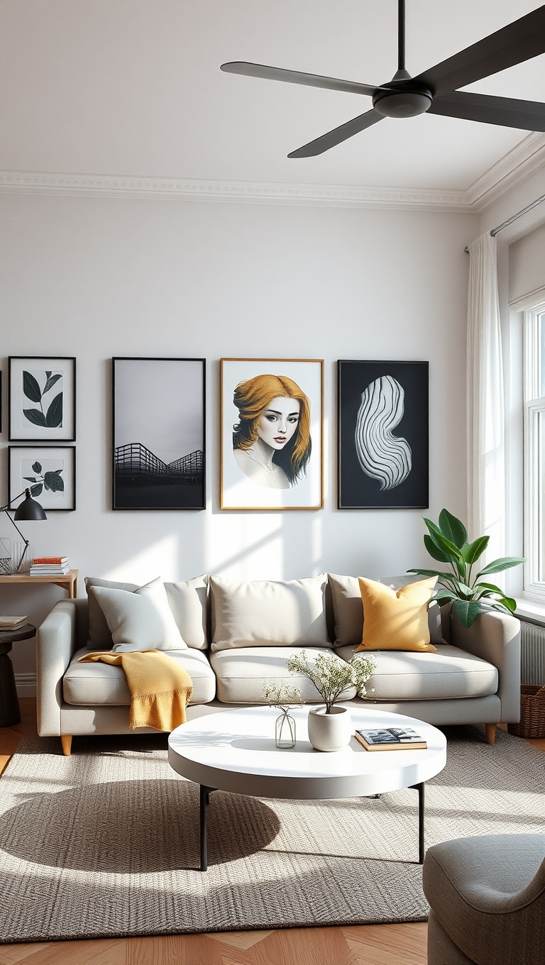 25 Bright Ideas to Create an Airy Living Room - Express Yourself with Art