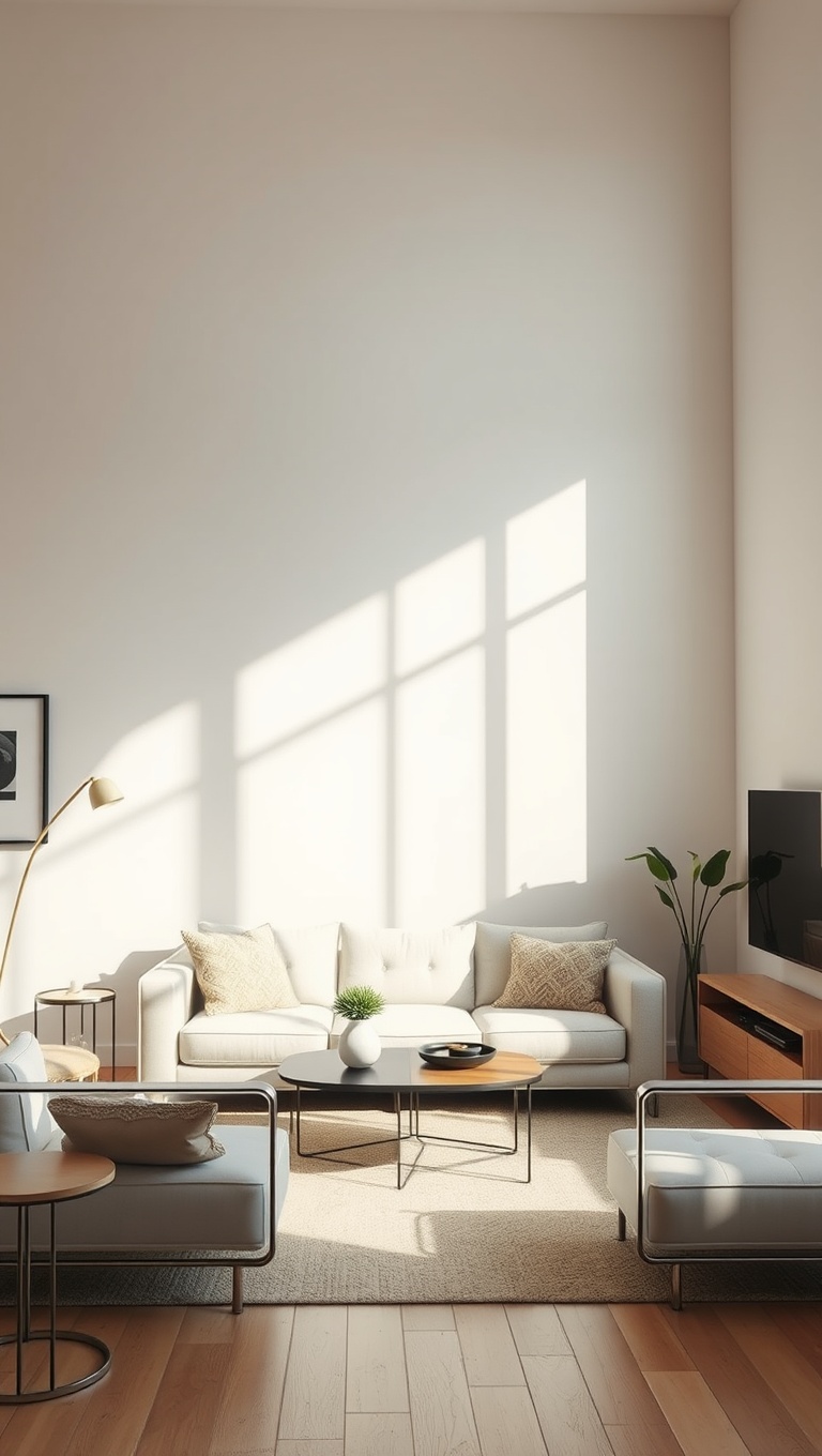 25 Bright Ideas to Create an Airy Living Room - Transparent Furniture