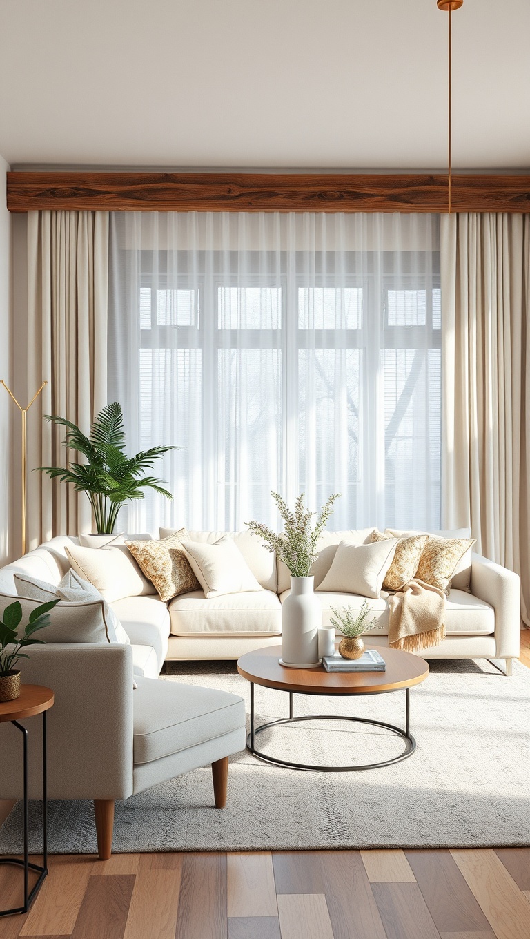 25 Bright Ideas to Create an Airy Living Room - Lightweight Fabrics