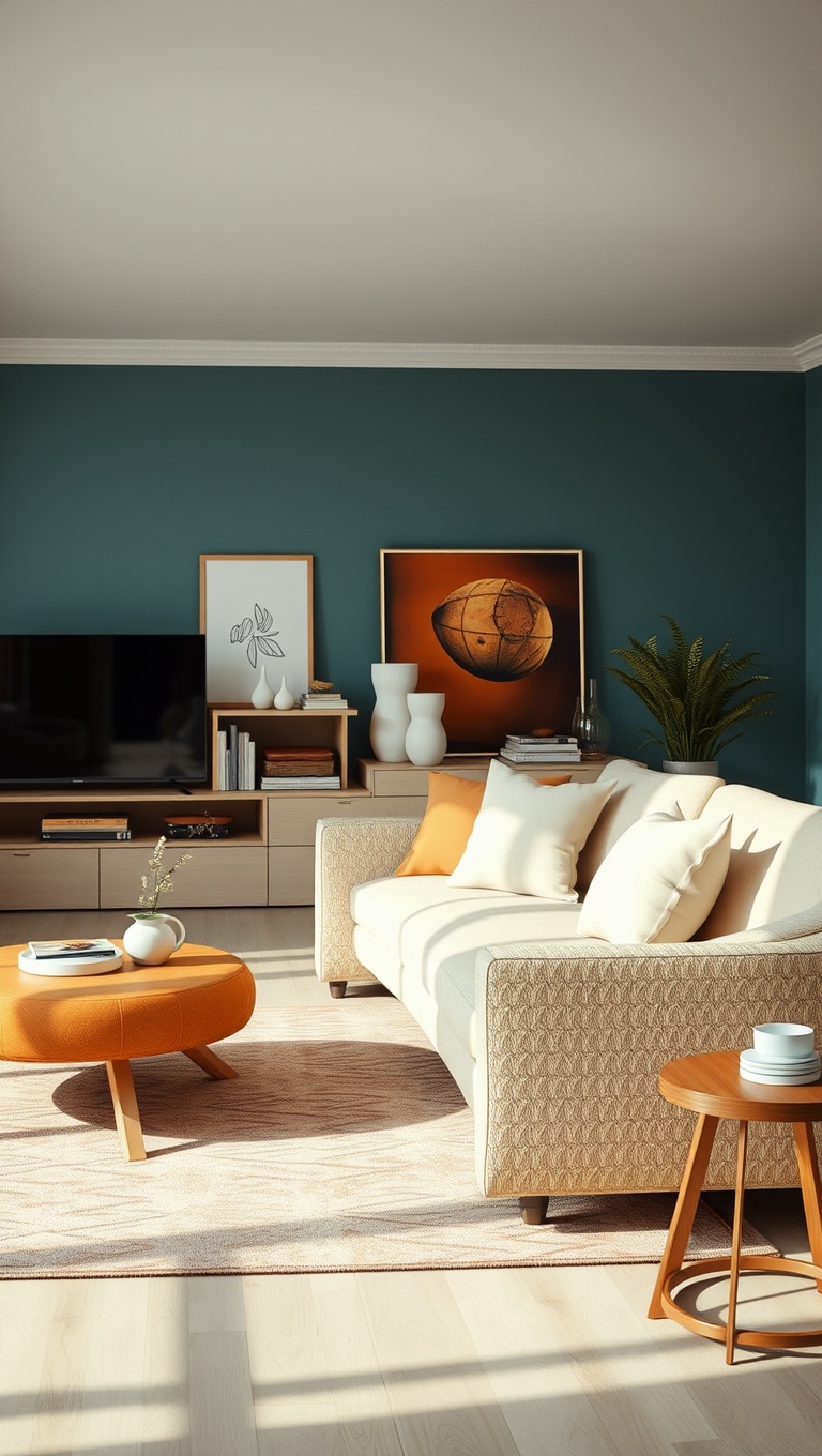 25 Bright Ideas to Create an Airy Living Room - Colorful Accents