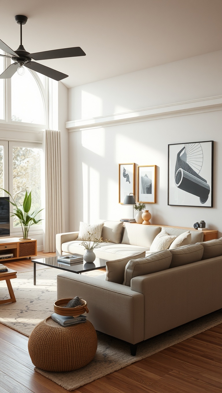 25 Bright Ideas to Create an Airy Living Room - Clutter-Free