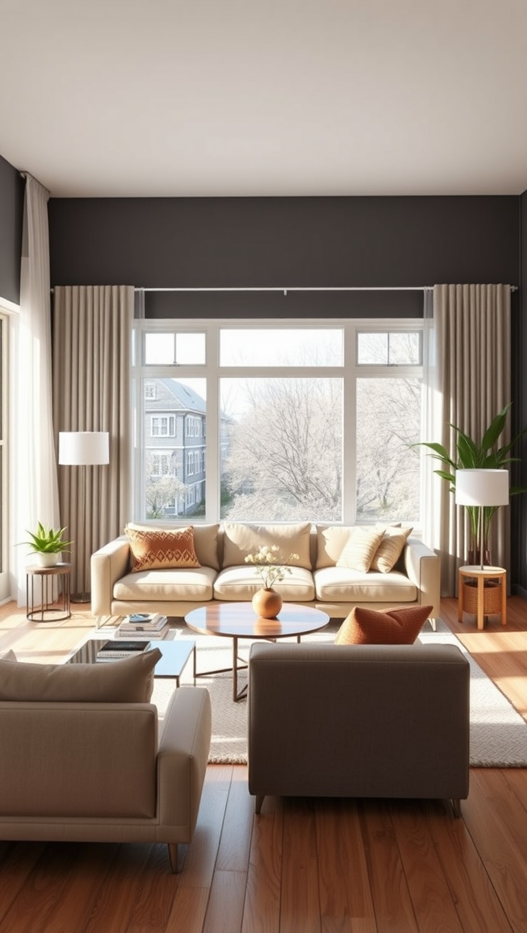 25 Dazzling Ideas to Brighten Up Your Living Room - 5. Use Natural Light to Your Advantage