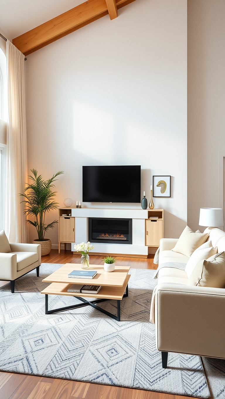 25 Dazzling Ideas to Brighten Up Your Living Room - 8. Choose Light-Colored Furniture