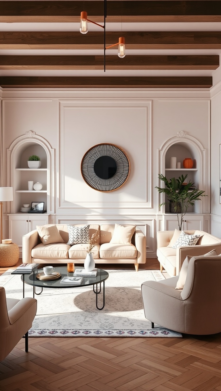 20 Stunning Ideas for a Monochromatic Living Room - 8. Gentle Pastels: Soft Tones for a Soothing Environment