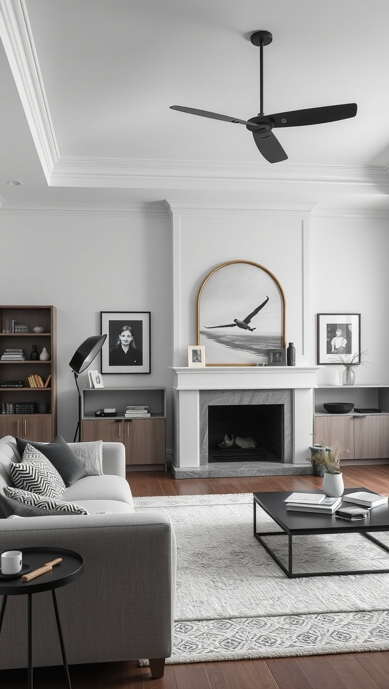 20 Stunning Ideas for a Monochromatic Living Room - 20. Personalized Elements: Infuse Your Style Within a Color Framework