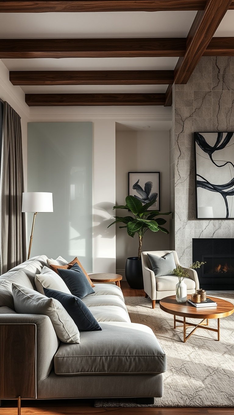 20 Bold and Beautiful Ideas for Maximalist Living Rooms - 7. Play with Textures: Velvet, Linen, and More!