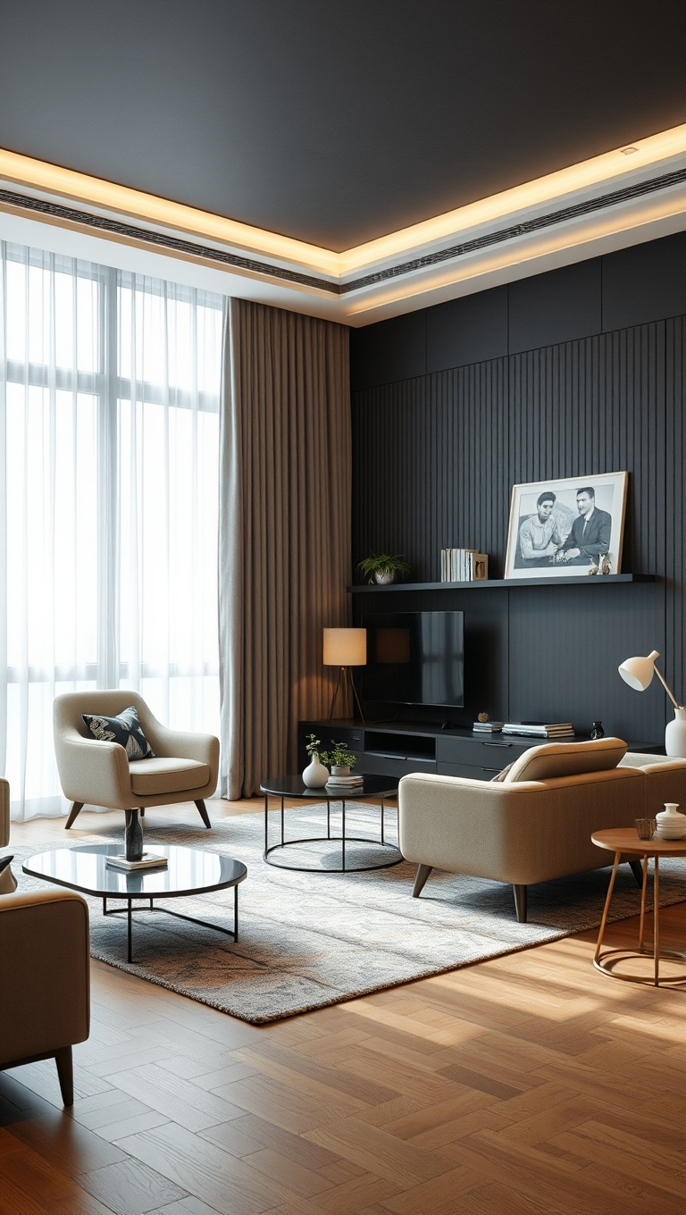 20 Bold and Beautiful Ideas for Maximalist Living Rooms - 12. Experiment with Multi-Functional Furniture