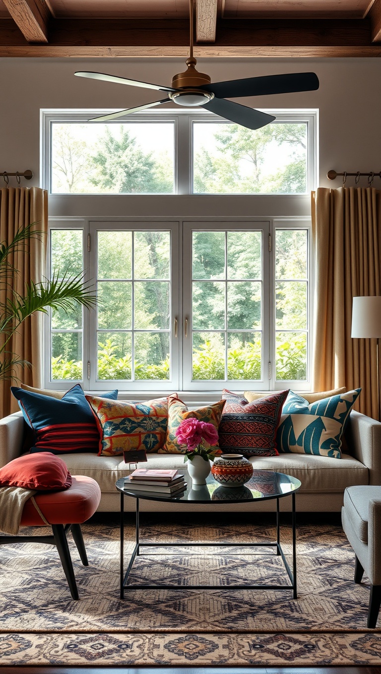Eclectic Throw Pillows Mix and Match Magic