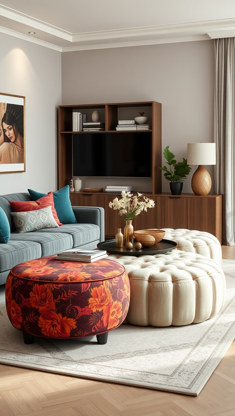 Artistic Ottomans: Where Functionality Meets Flair