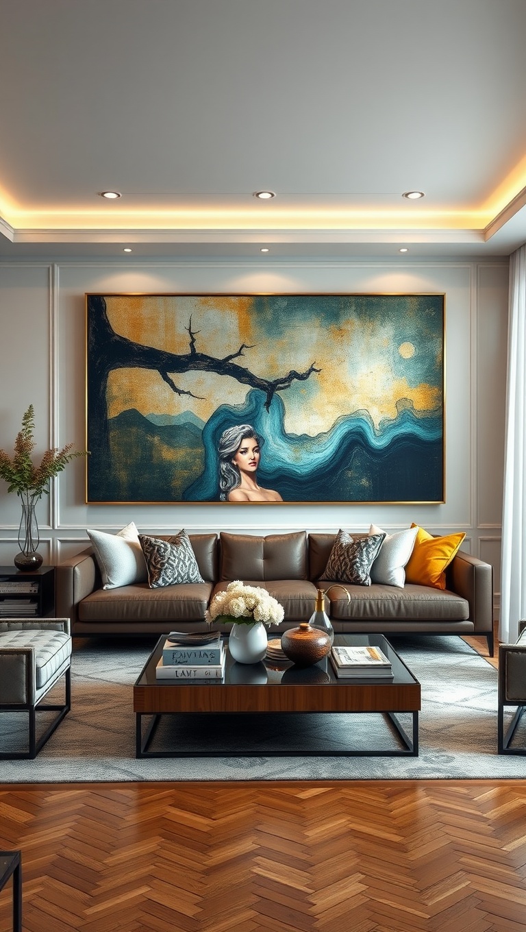 Oversized Artwork: Command Attention