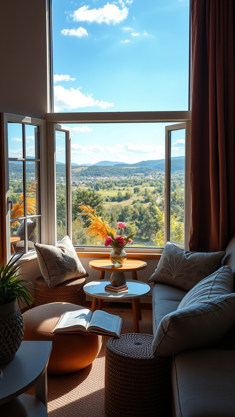 Cozy Reading Nooks with Scenic Views