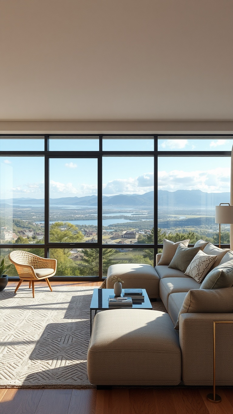 Layered Textures in Living Room Soft Furnishings