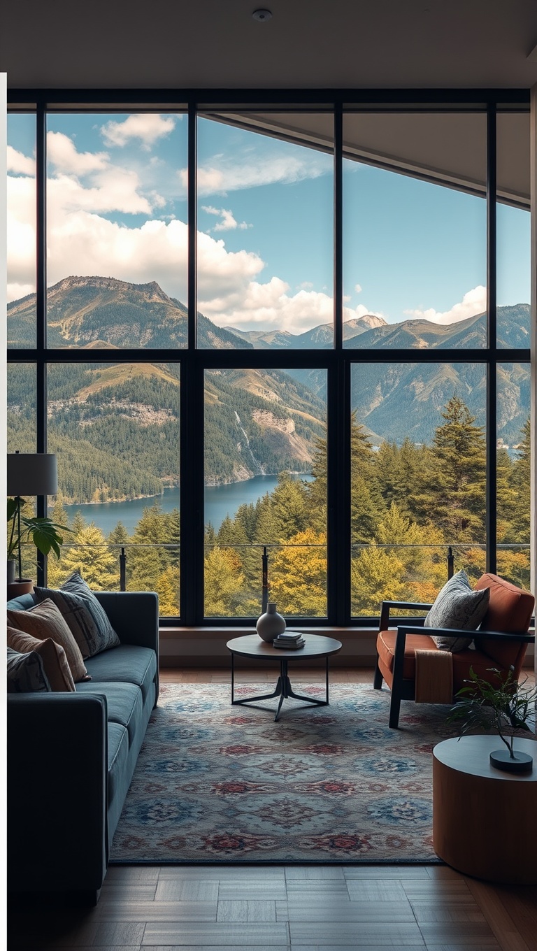 Nature-Inspired Artwork in Living Rooms