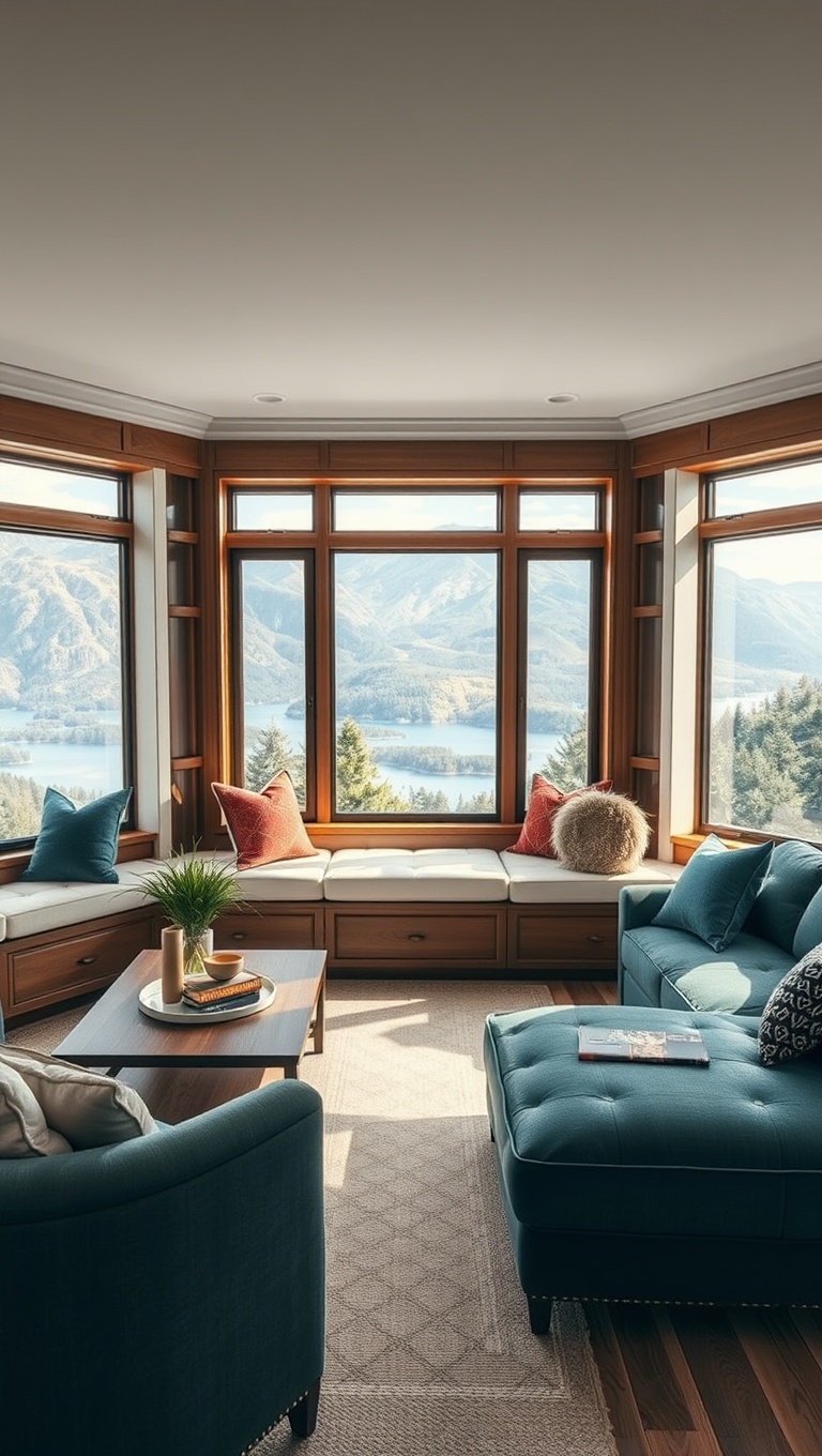 Cozy Window Seats with Scenic Views