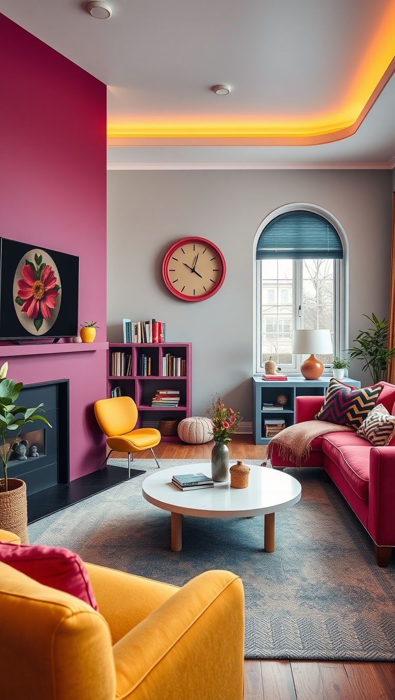 20 Vibrant Ideas to Transform Your Living Room with Bold Color Palettes - 19. Playful Kids' Corner: Fun Colors for Families