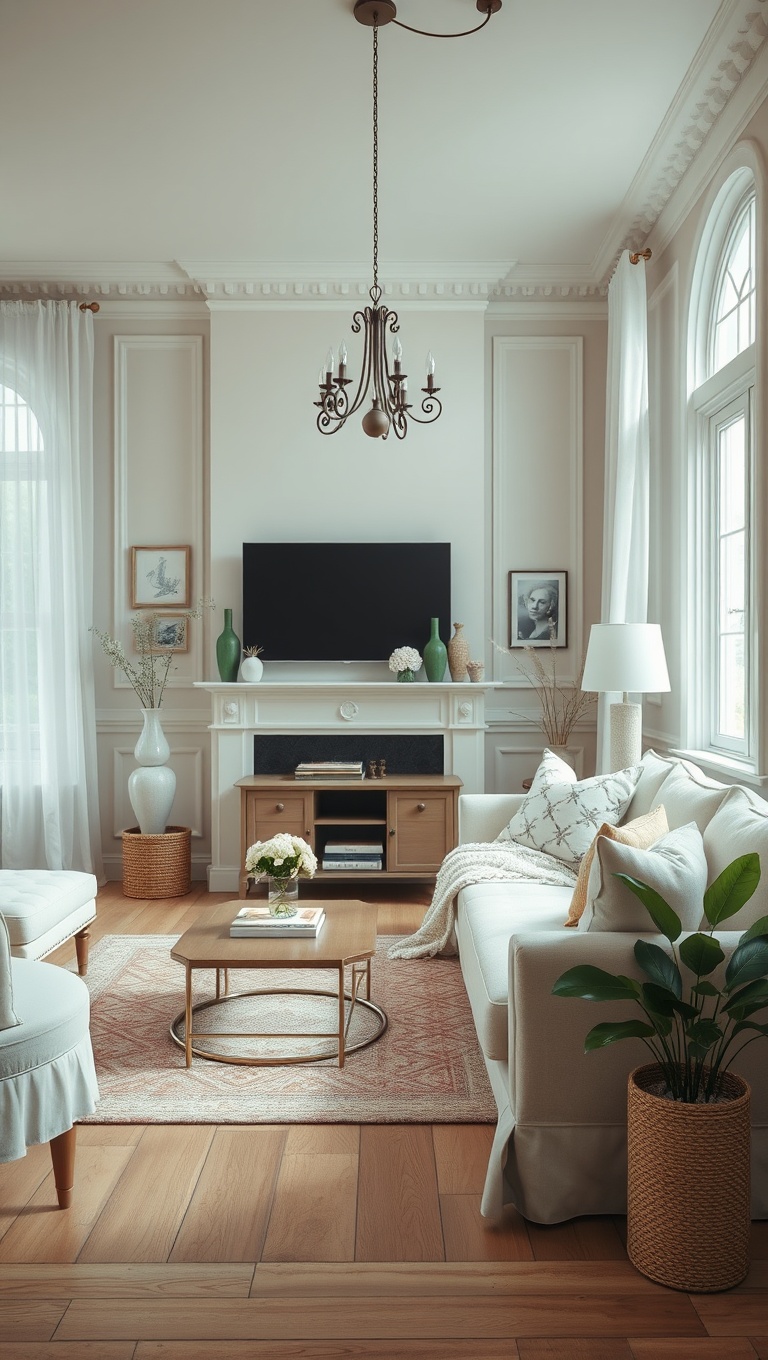 20 Charming Ideas for a Shabby Chic Living Room - Soft and Serene Color Schemes