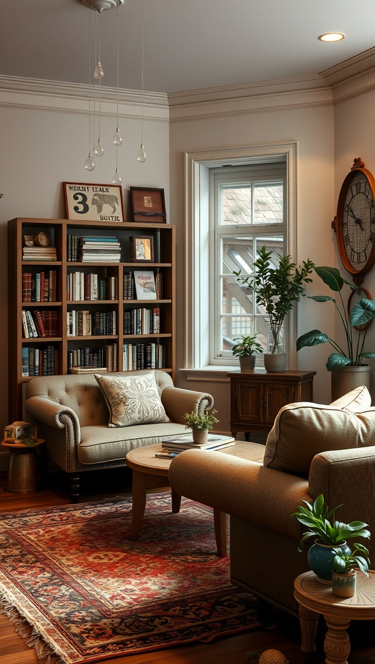 20 Charming Ideas for a Shabby Chic Living Room - Cozy Reading Nook: Your Private Sanctuary