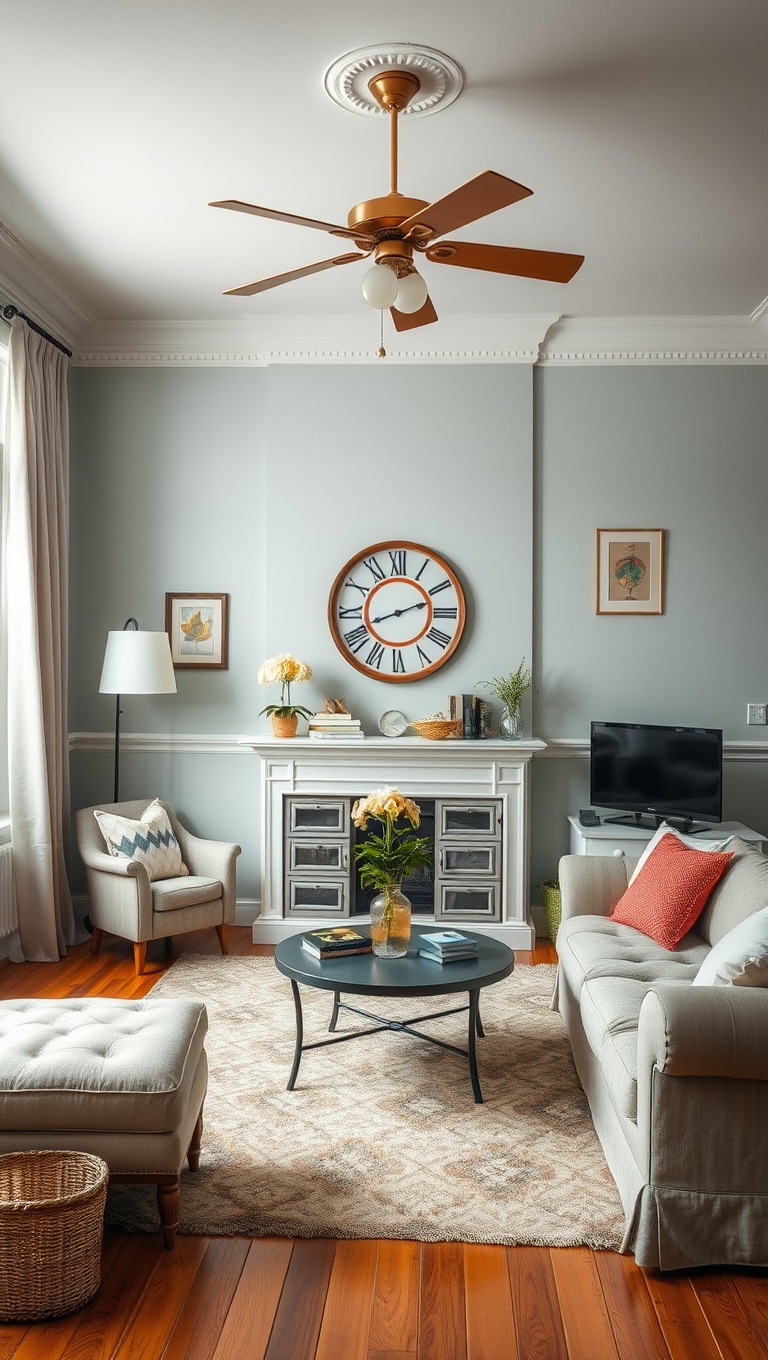 20 Charming Ideas for a Shabby Chic Living Room - Upcycled Decor: Eco-Friendly Elegance