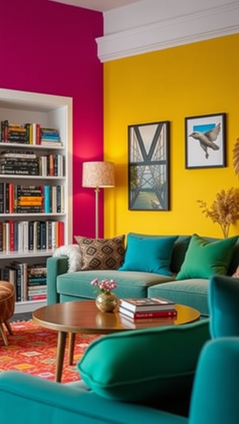 Colorful Books: Literary Art Displays