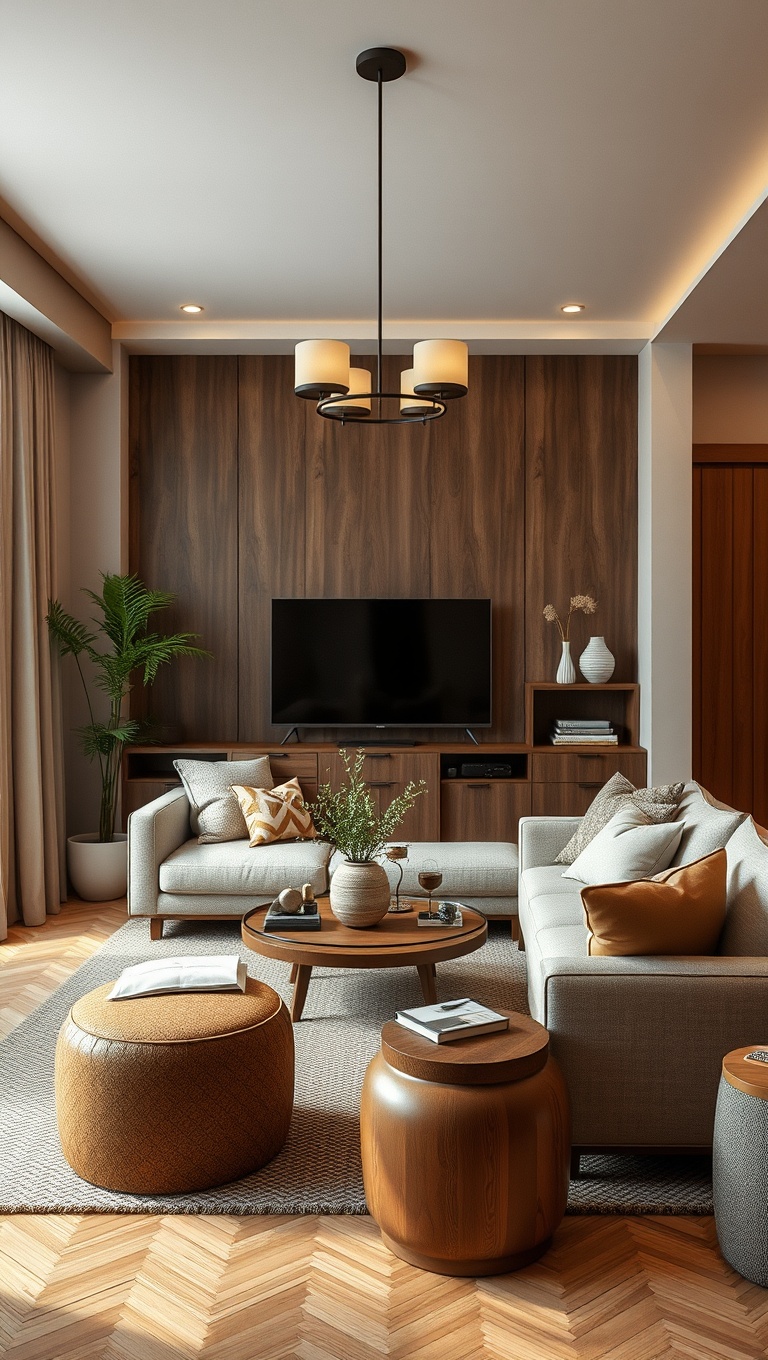 20 Cozy Living Room Ideas That Will Make You Want to Snuggle Up - Multi-functional Spaces: Design for Comfort and Utility