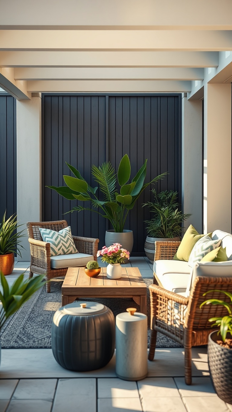 Elegant Outdoor Seating