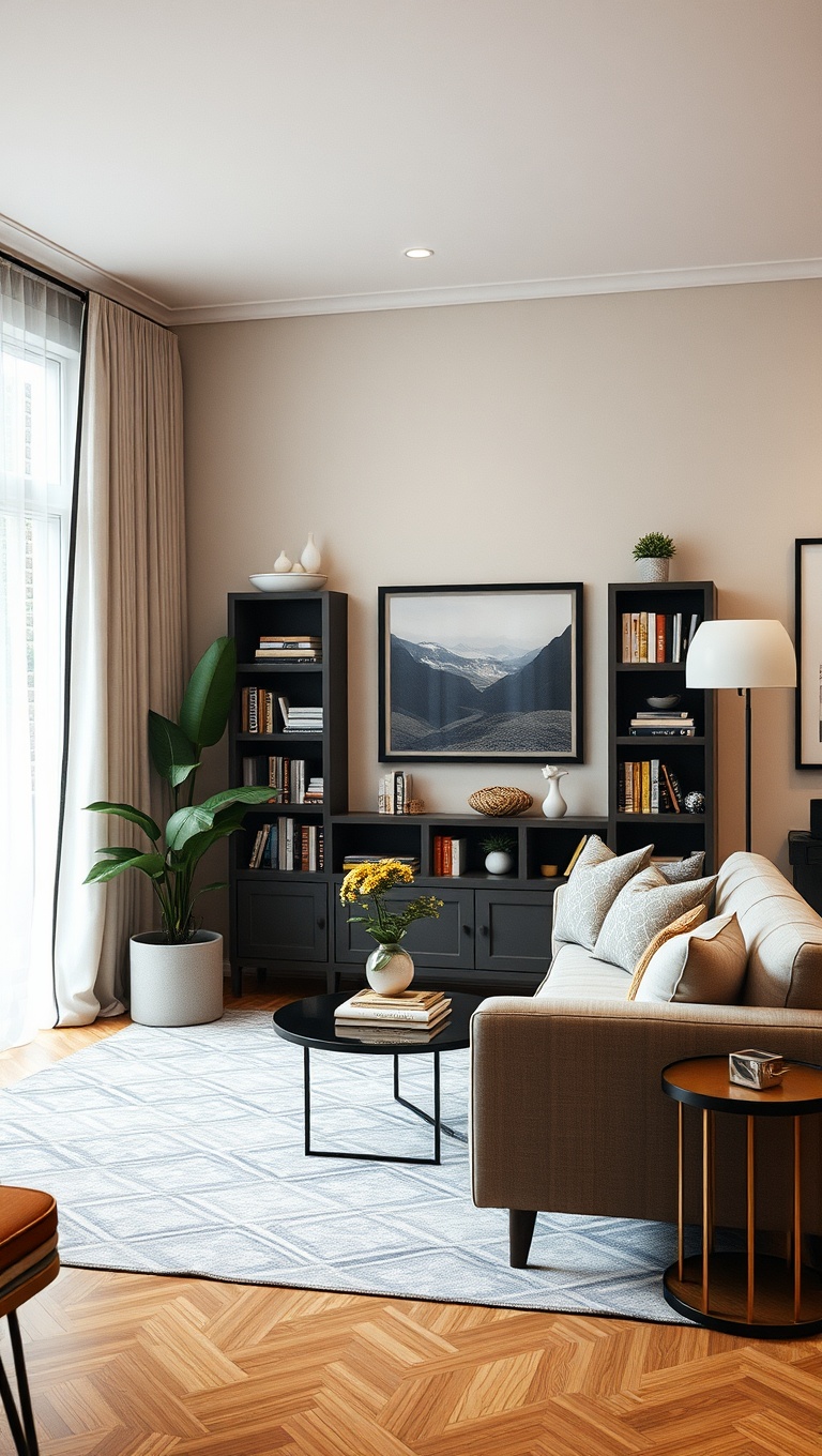 20 Inspiring Ideas for Your Dream Transitional Living Room - Craft a Comfortable Reading Corner