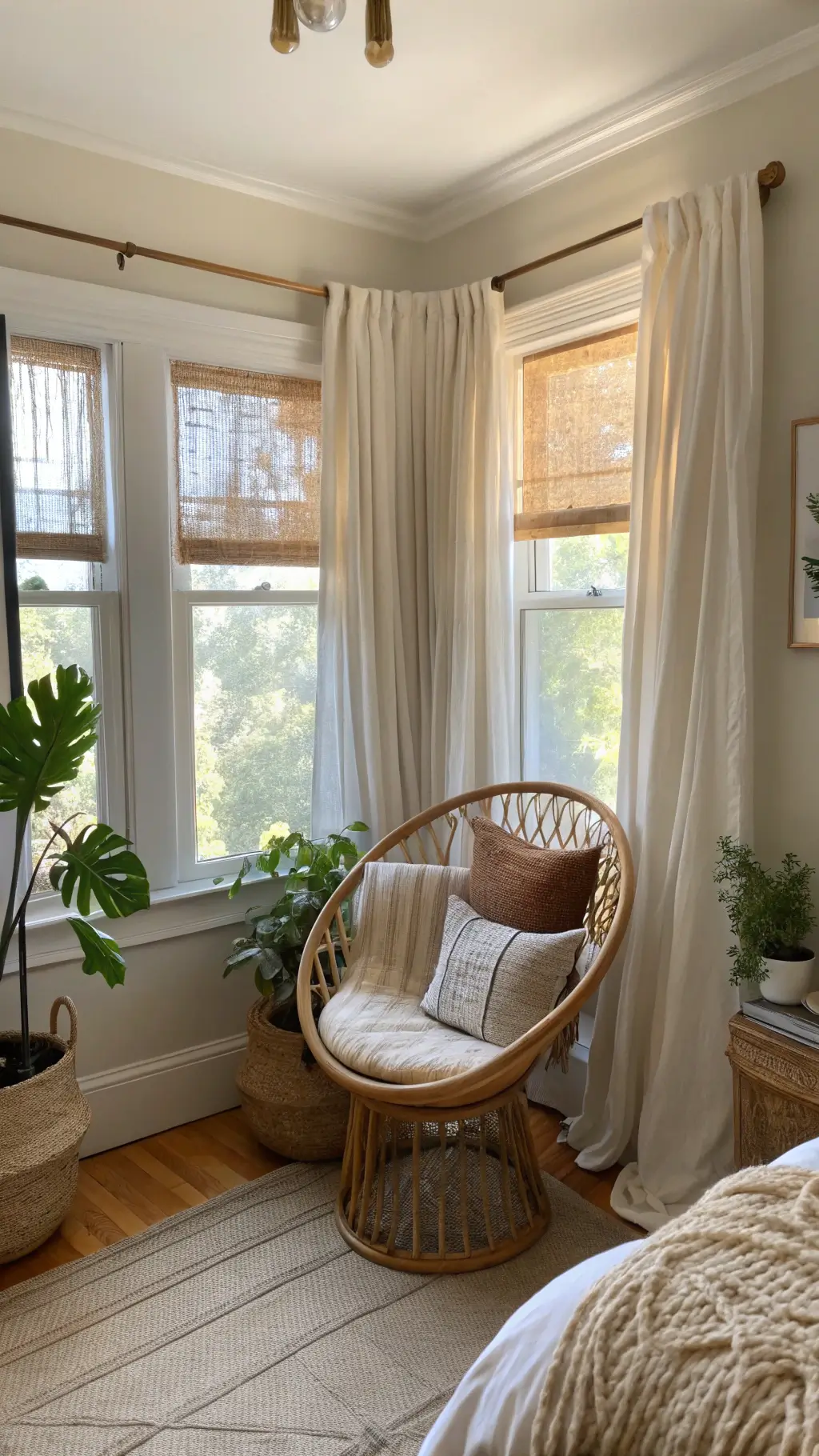 Boho Curtain Styling