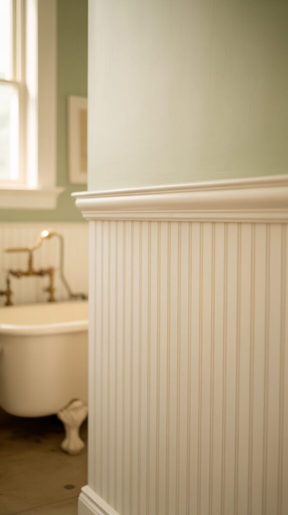 Install Simple Beadboard Wainscoting