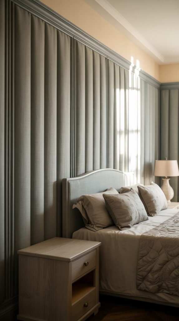 Add Upholstered Wainscoting