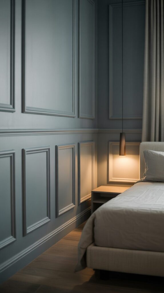 Install Painted Tone-on-Tone Wainscoting