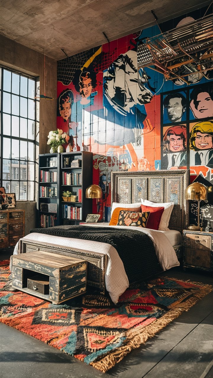 Pop culture bedroom