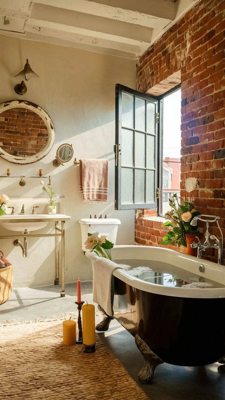 Vintage bathroom fixtures