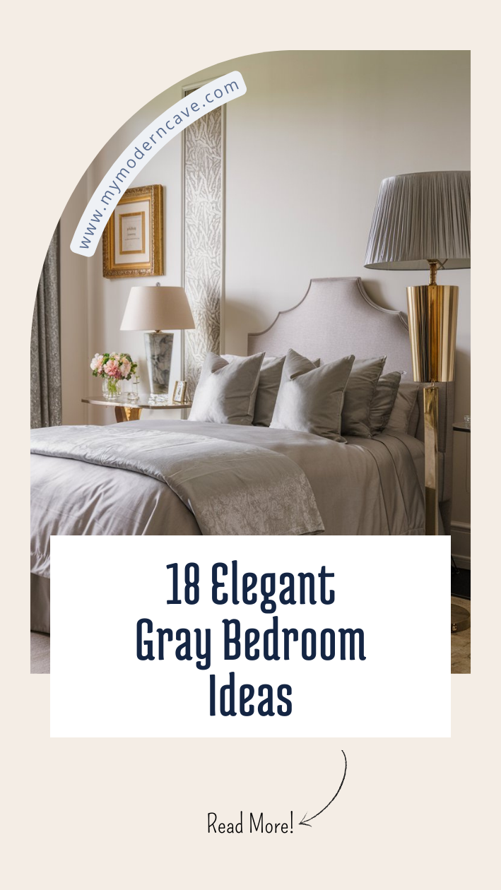 Gray Bedroom Ideas Infographic