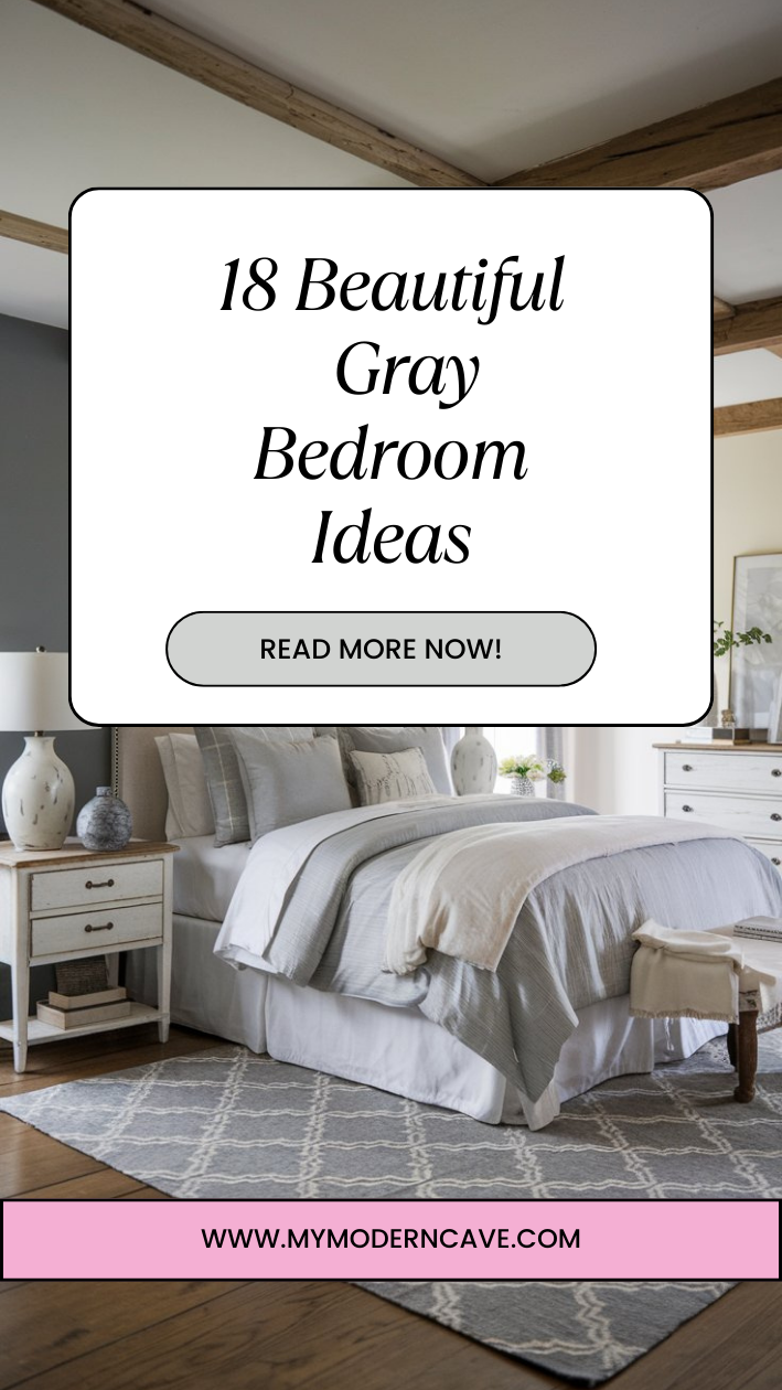 Gray Bedroom Ideas Infographic