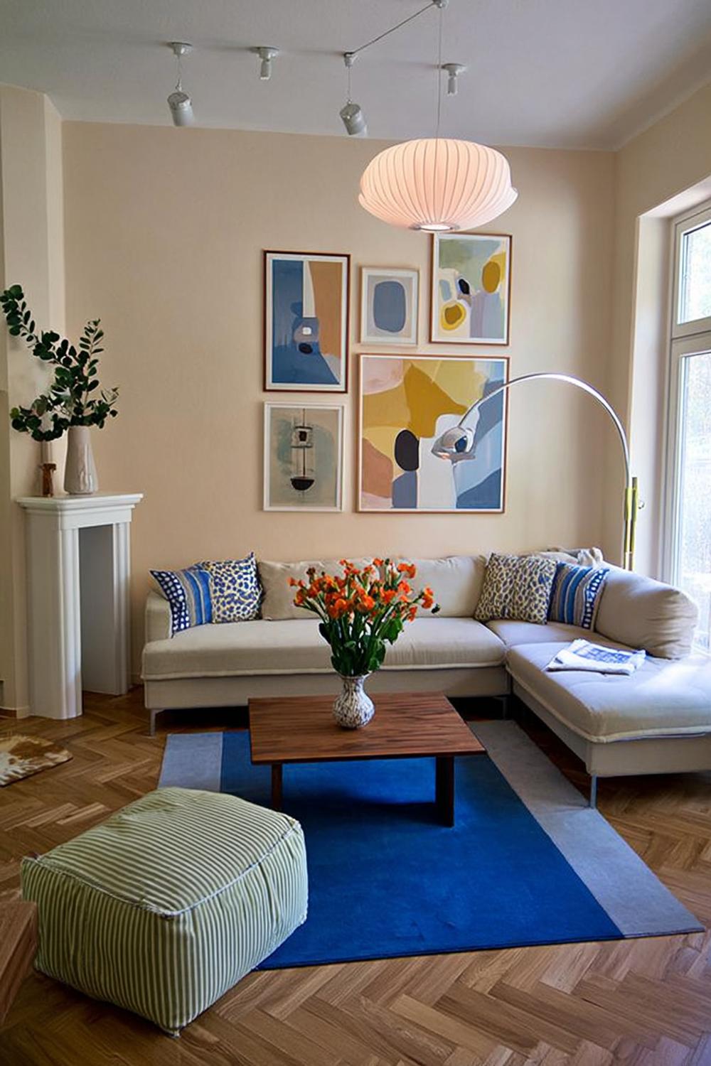 Frame the Fireplace Niche with Greenery For a Fresh Accent