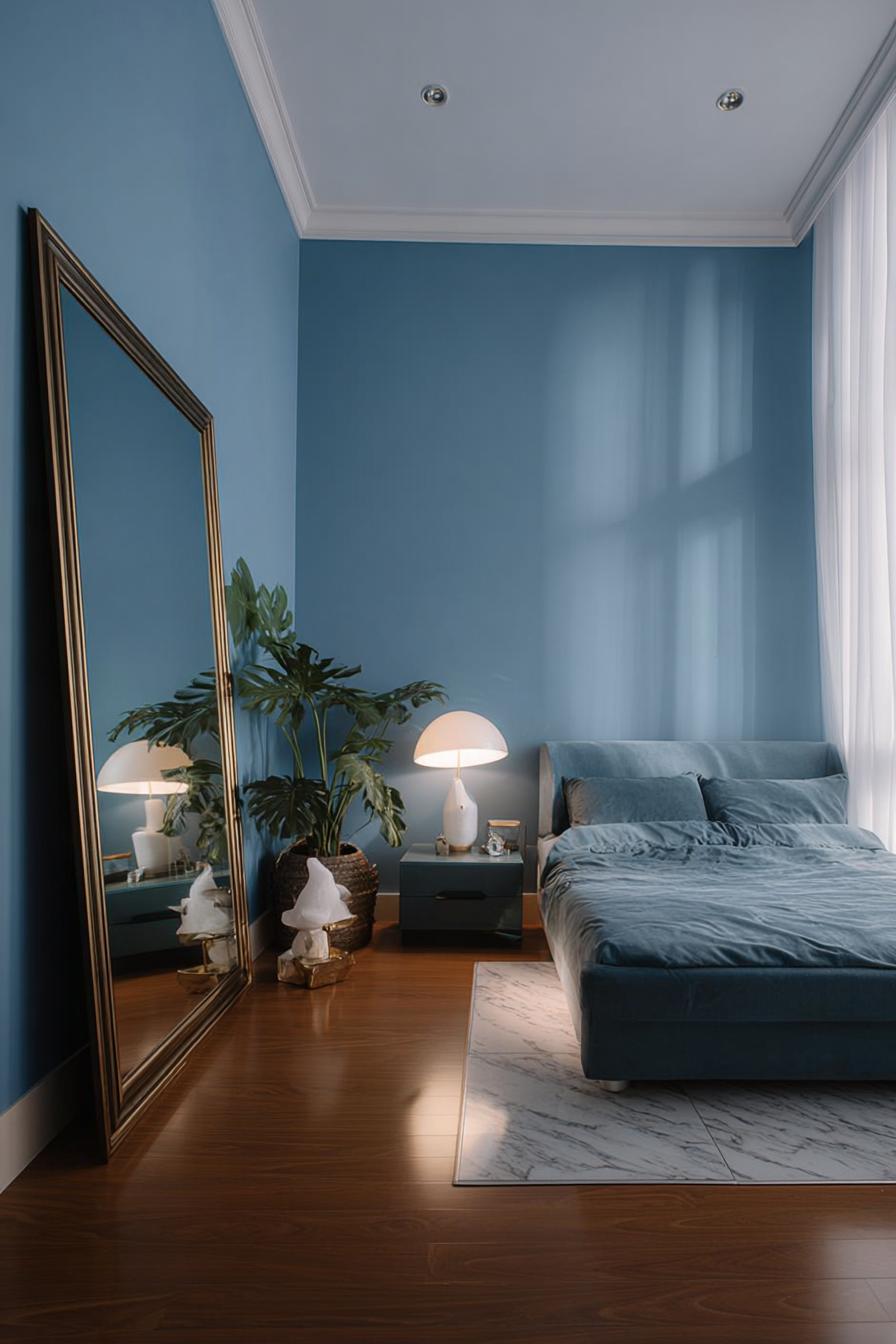 Use Large Mirrors to Amplify Light and Perceived Space