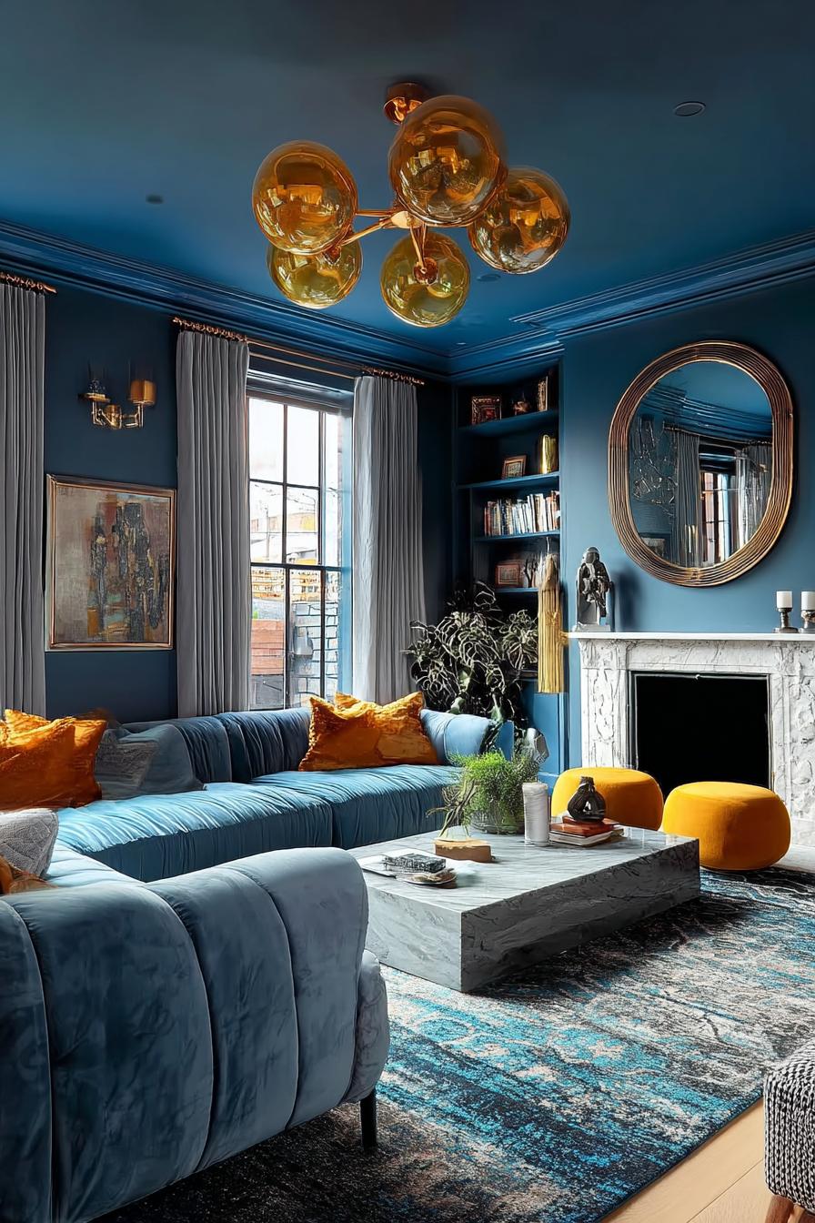Highlight a Velvet Couch For Modern Luxe Appeal