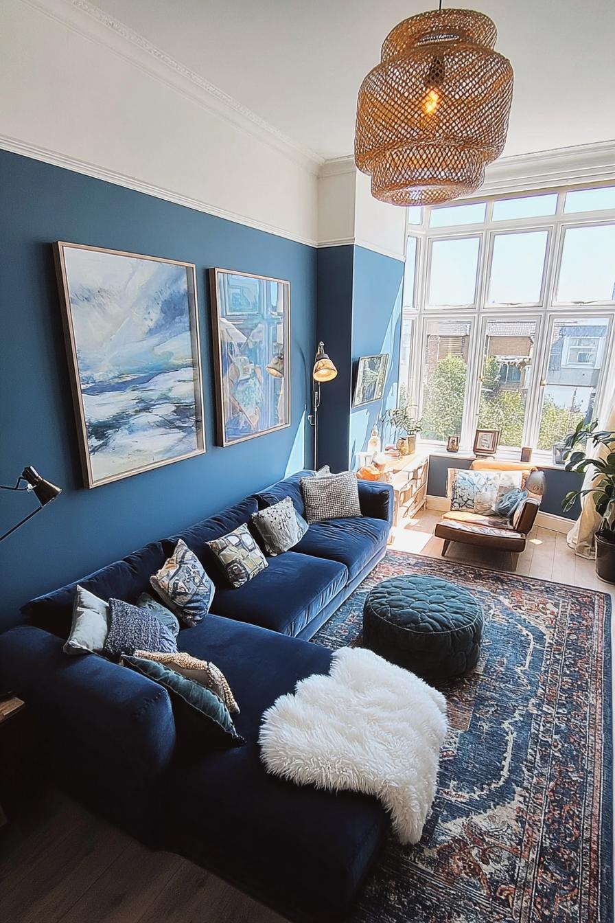 Display an Oversized Ottoman For Relaxed Seating Ideas