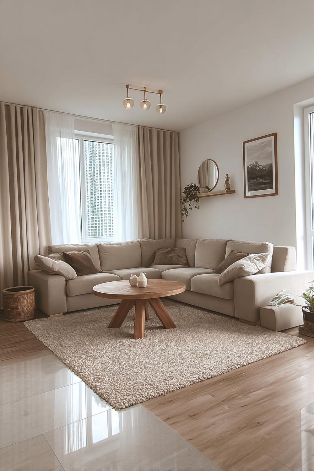 Spotlight a Textured Area Rug For Inviting Warmth