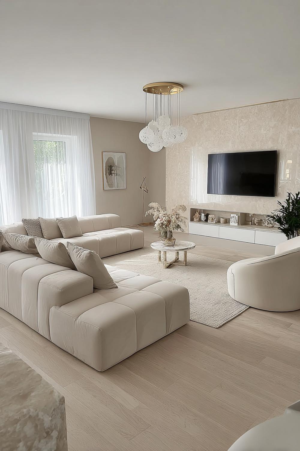 Infuse Subtle Glamour with a Gold Statement Light Fixture