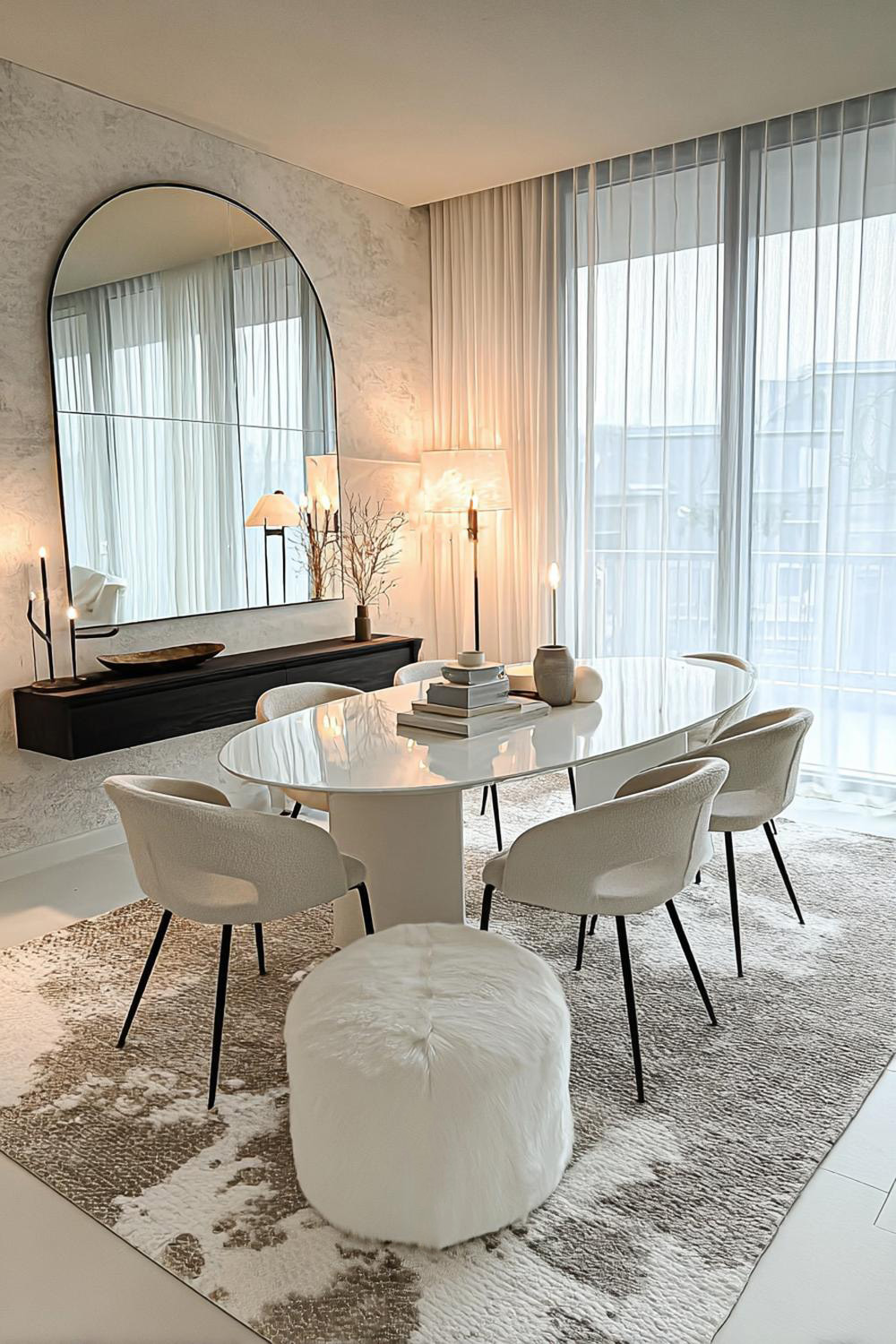 Emphasize Plush White Textures For a Soft Inviting Ambiance