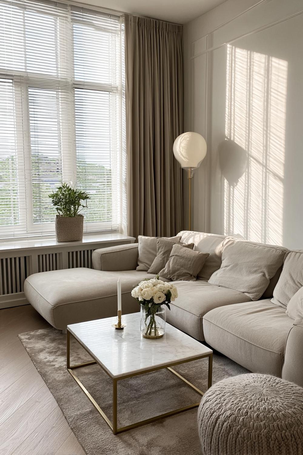 Position a Green Potted Plant For Freshness and Natural Balance