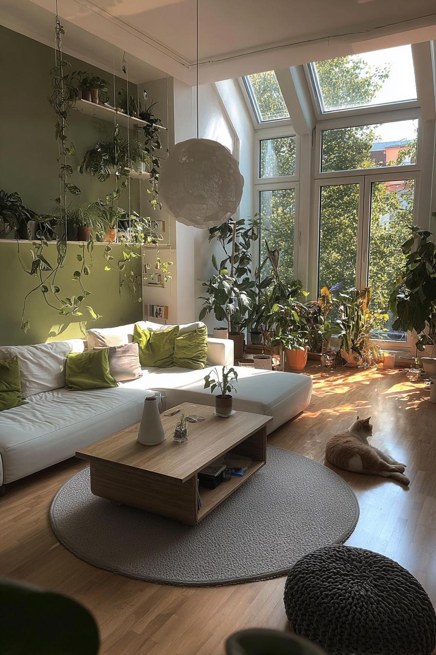 Maximize Sunlight with Expansive Windows for an Airy, Vibrant Room