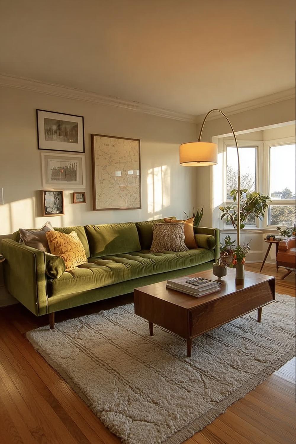 Embrace Warm Wooden Floors For an Inviting Living Room