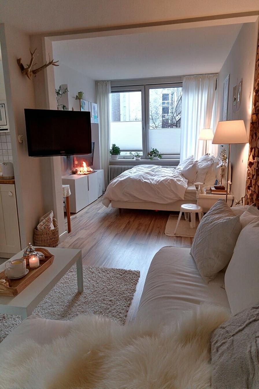 Anchor the Room with Cozy Layered Rugs in Small Spaces