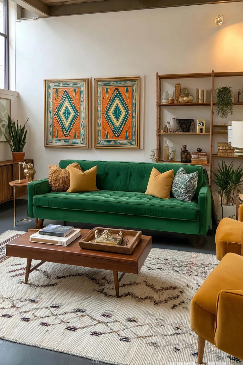 Anchor the Room with Symmetrical Framed Wall Art