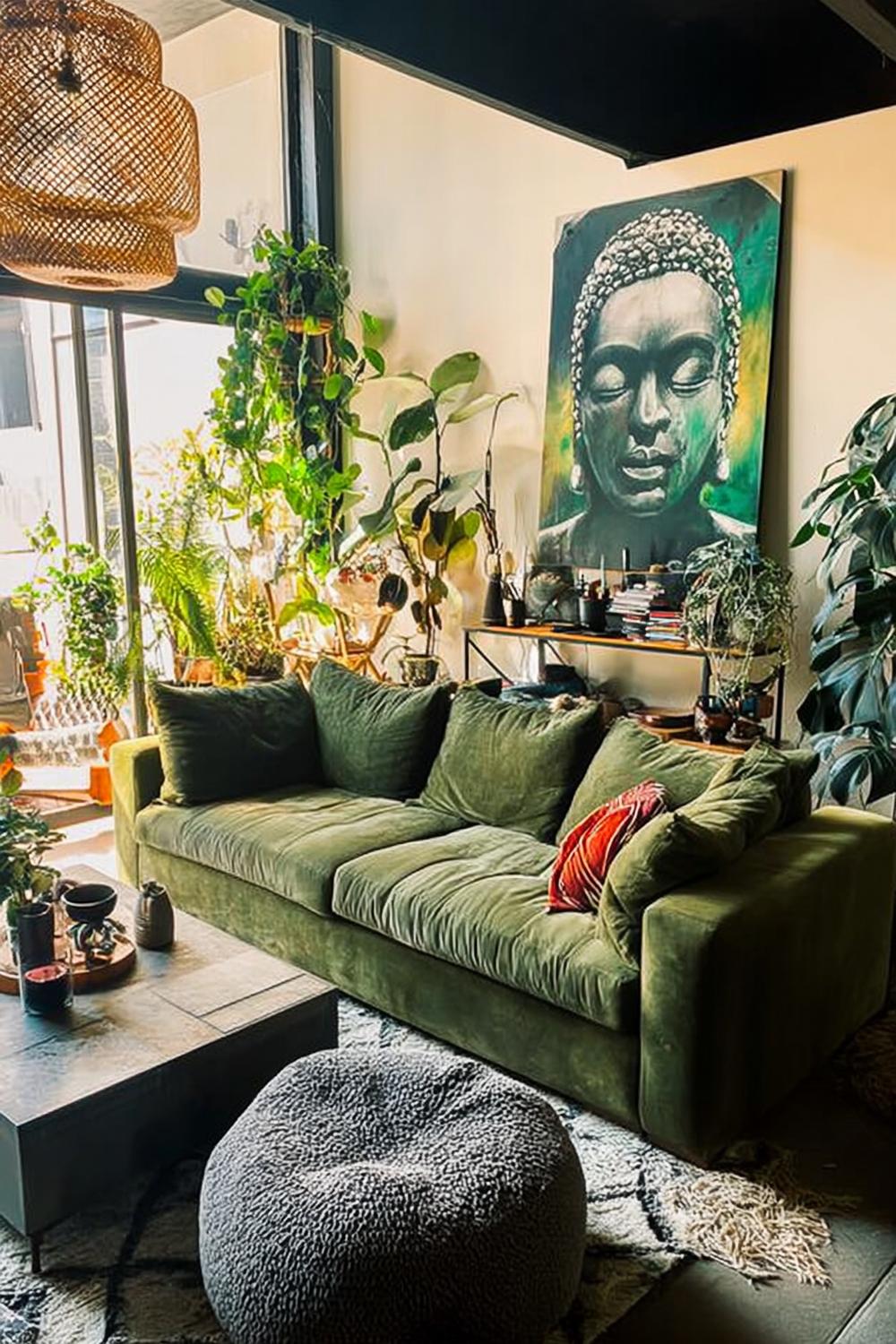 Layer Textured Rugs Underfoot For an Earthy Ambiance