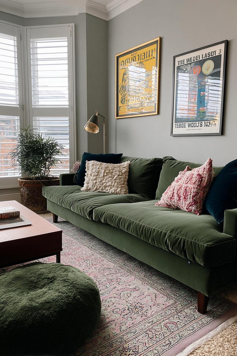 Pair Mismatched Throw Pillows to Boost Visual Interest