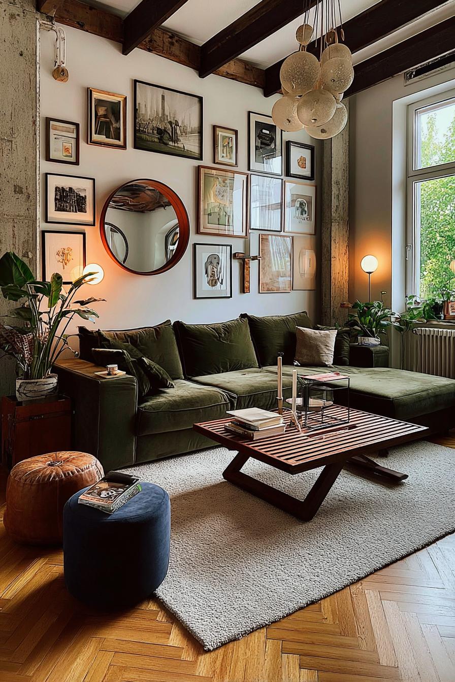 Craft a Gallery Wall with an Eclectic Mix of Frames