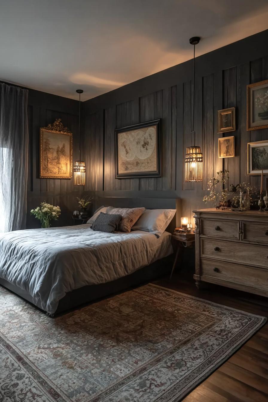 Showcase Ornate Wall Art For a Dramatic Accent Wall